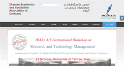 Desktop Screenshot of irasa.org